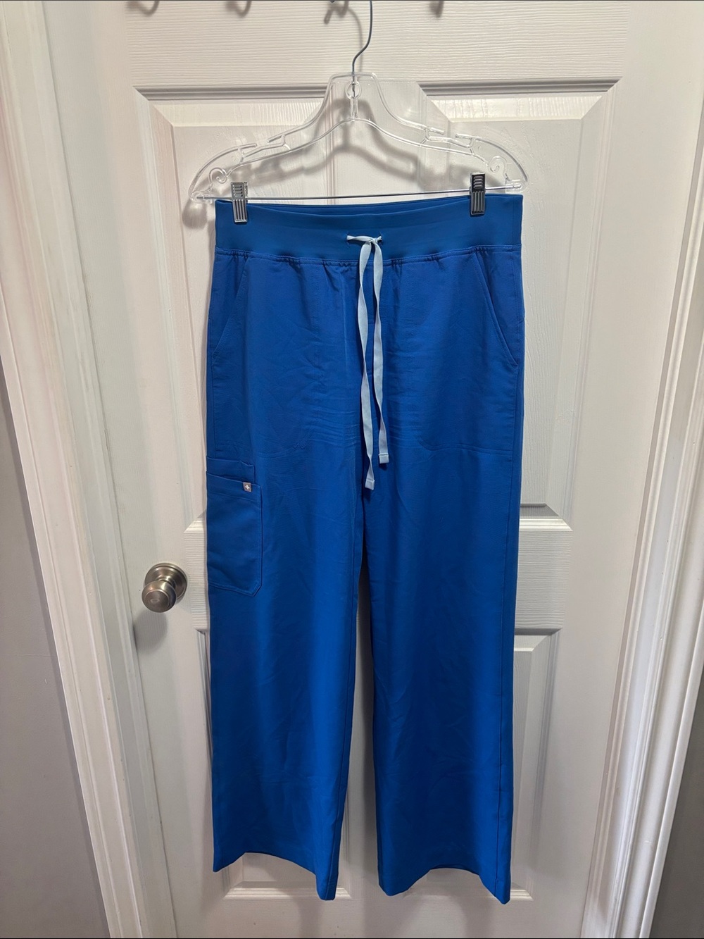 Figs Isabel High-Rise Wide-Leg Scrub Pant